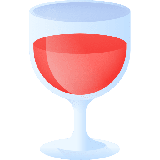 Wine alcohol food celebration icon