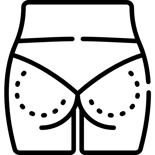 Butt medical assistance butt aesthetic icon