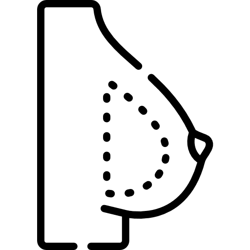 Implant implant breast implant anatomy icon