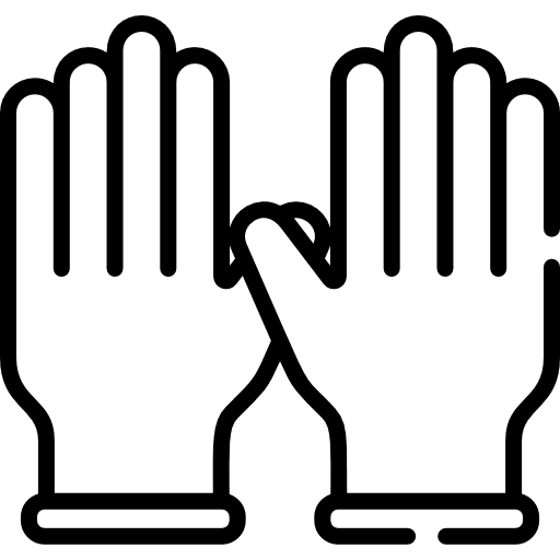 Gloves tools medical protection icon