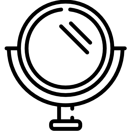 Mirror miscellaneous mirror makeup icon