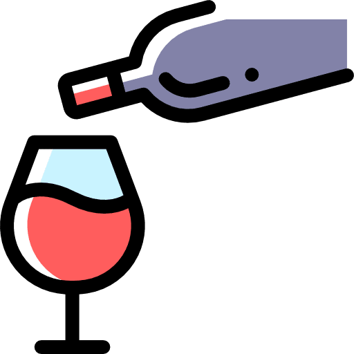 Wine alcoholic drink wine food icon