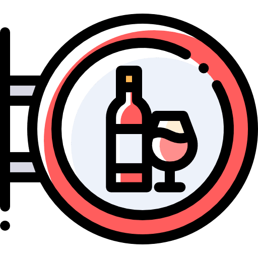 Bar placeholder map location drink icon
