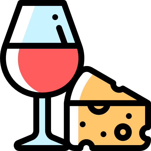 Wine food alcohol food and restaurant icon