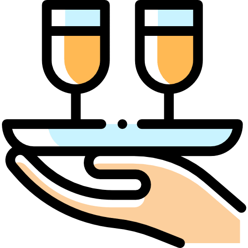 Wine food and restaurant cup alcoholic drink icon