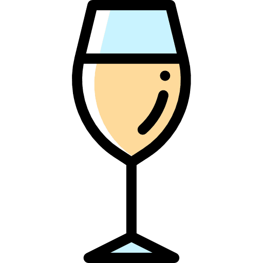 Wine food and restaurant glass celebration icon