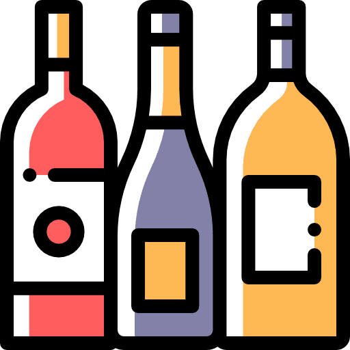 Wine wine bottle food and restaurant wine cellar icon