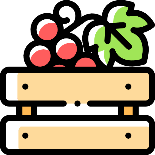 Grape grape vegan food icon