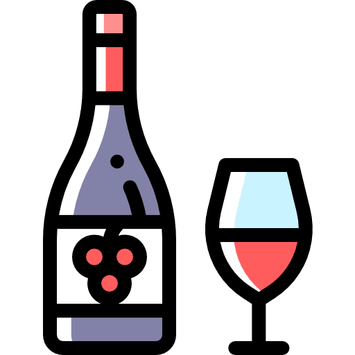 Wine alcohol wine bottle bottle icon