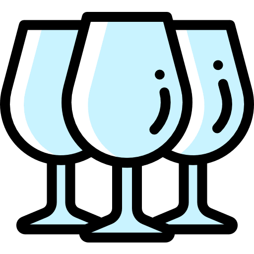Wine beverage bottles food and restaurant icon