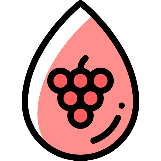 Wine food and restaurant drop alcoholic drinks icon