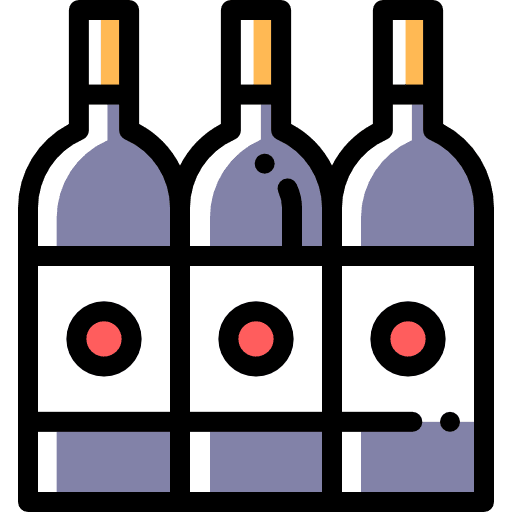 Wine food beverage drink icon