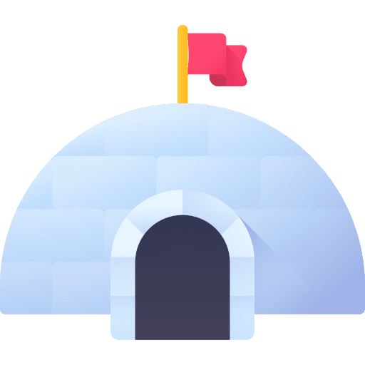 Igloo igloo architecture and city holidays icon