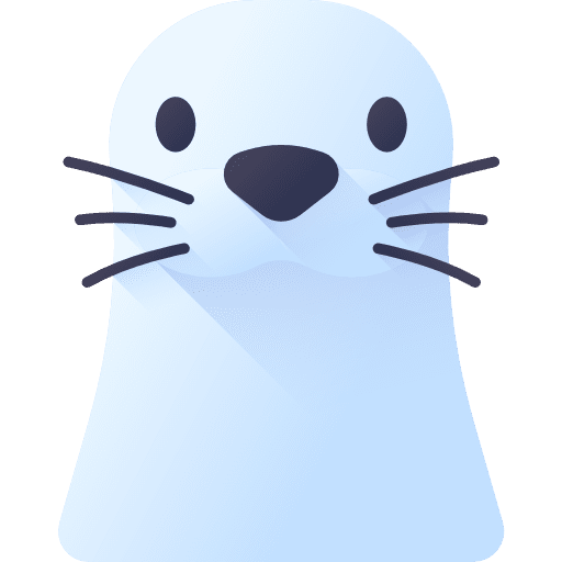 Seal zoo mammal animals icon