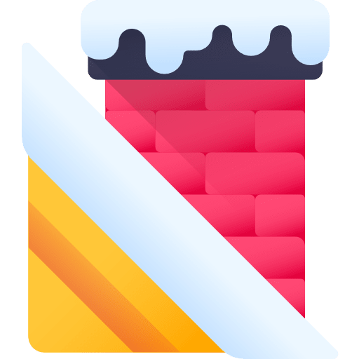 Chimney funny chimney christmas icon