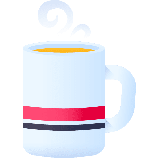 Hot chocolate mug hot drink tea cup icon