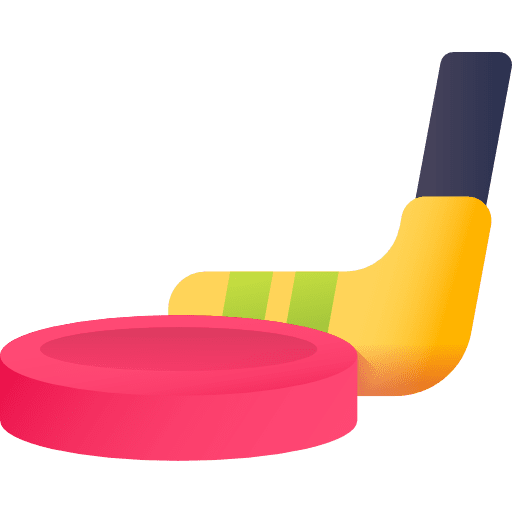 Ice hockey puck sportive hockey icon