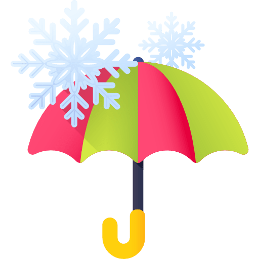 Umbrella protection umbrellas weather icon