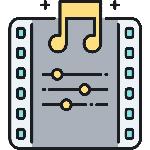 Soundtrack musical film cinema icon