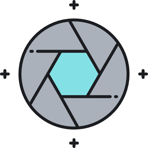 Camera shutter technology camera shutter camera icon