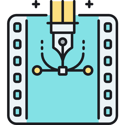 Motion graphics image vectors electronics icon