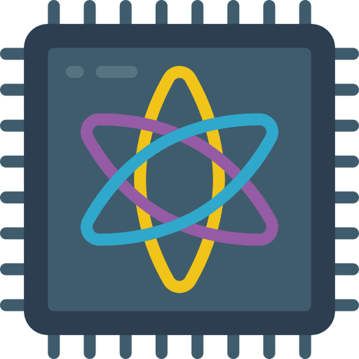 Cpu electronics processor technology icon