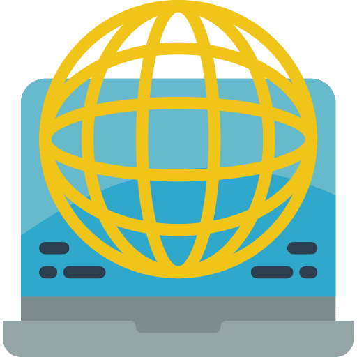 Internet internet electronic computing icon