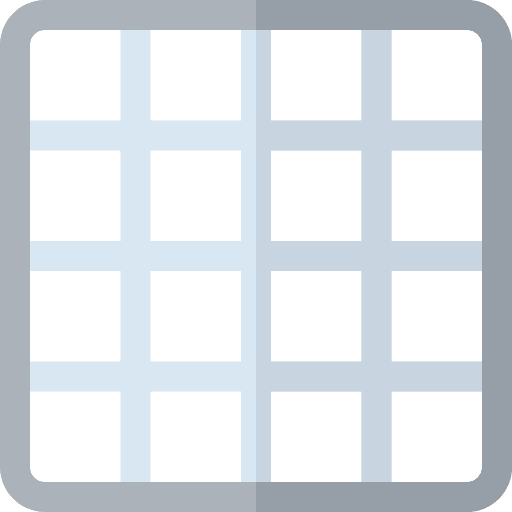 Grid rectangles interface web development icon
