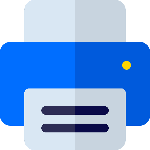 Printer technology printing ink icon