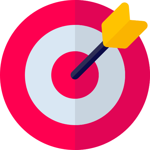 Goal objective objectives goals icon