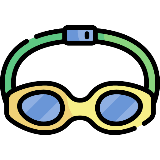 Goggles dive goggle sports icon