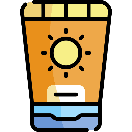Sunscreen skincare sun sunscreen icon
