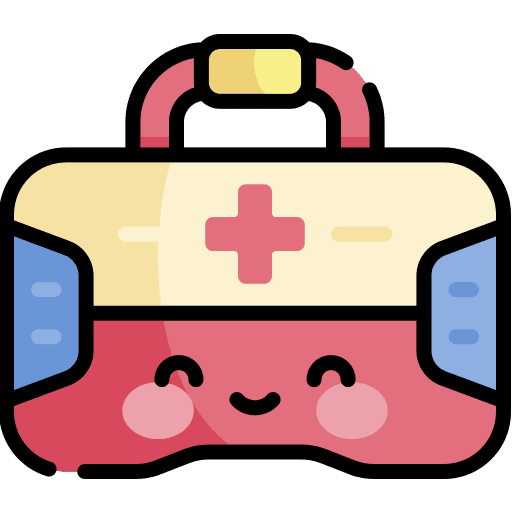 First aid kit doctor first aid kit hospital icon
