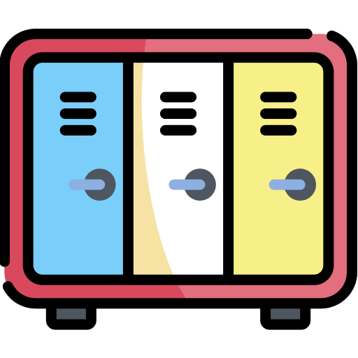 Locker locker room changing room closet icon