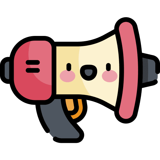 Megaphone advertising marketing communications icon