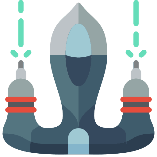 Space ship space ship ufo technology icon