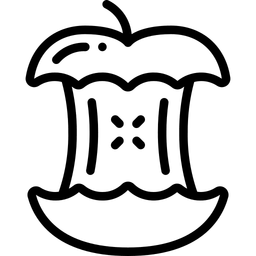 Core recycling ecology and environment rubbish icon