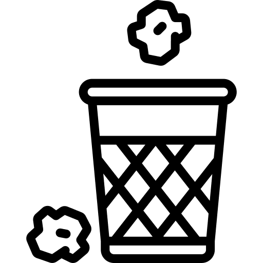 Paper bin paper trash bin paper bin icon