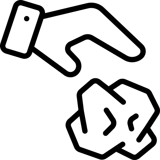 Paper bin trash bin recycling garbage bin icon