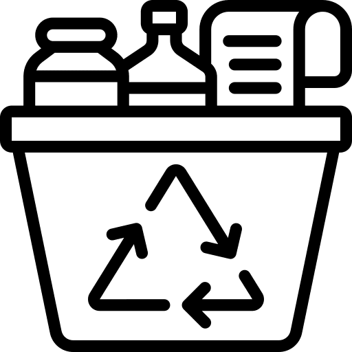 Recycling bin recycling bin bin garbage icon