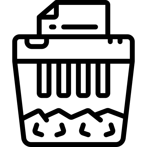 Rubbish ecology and environment documents furniture and household icon