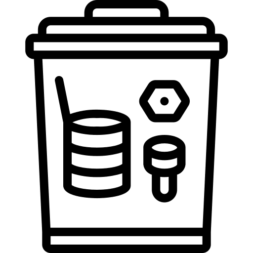 Recycling ecology and environment metal recycling icon