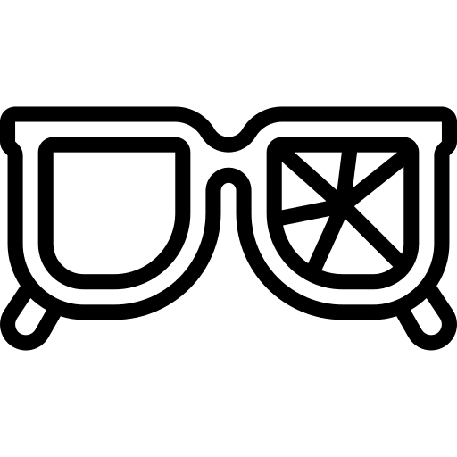 Broken damaged ecology and environment fragile icon