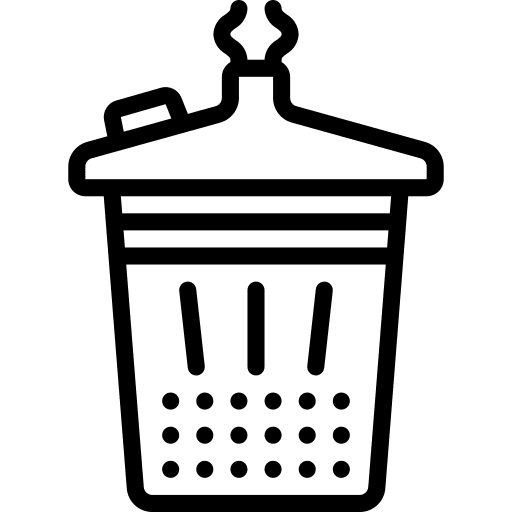 Burn ecology and environment destroy trash icon