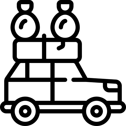 Car bin ecologism rubbish icon