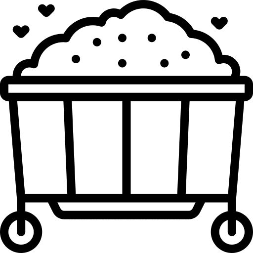 Dustbin dumpster garbage trash icon