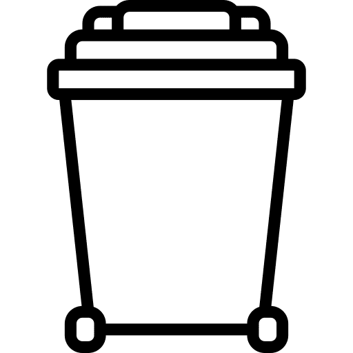 Bin tools and utensils ecology and environment can icon