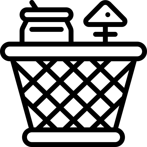 Bin trash can bin icon