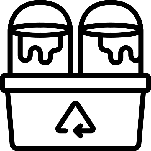 Recycle ecology and environment bin cans icon