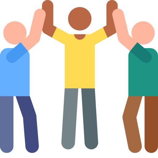 Teamwork group people humanpictos icon